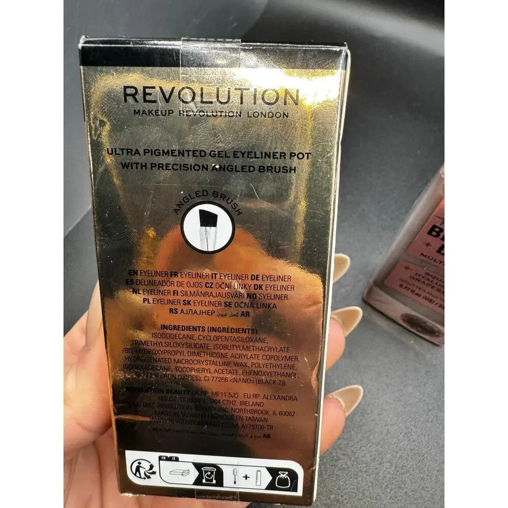 NWT Revolution Set-Black Gel Eyeliner & Bronzing Drops